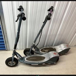 Two Razor Electric Scooter E300 - 15 mph (Child Or Adult / 220 lb Rider Weight) (like eBike) - Near Full Sail