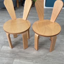 Children’s Wooden Chairs 2 Pcs