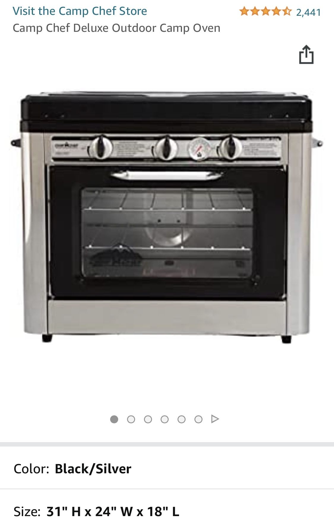 NEW Camp Chef Deluxe Oven
