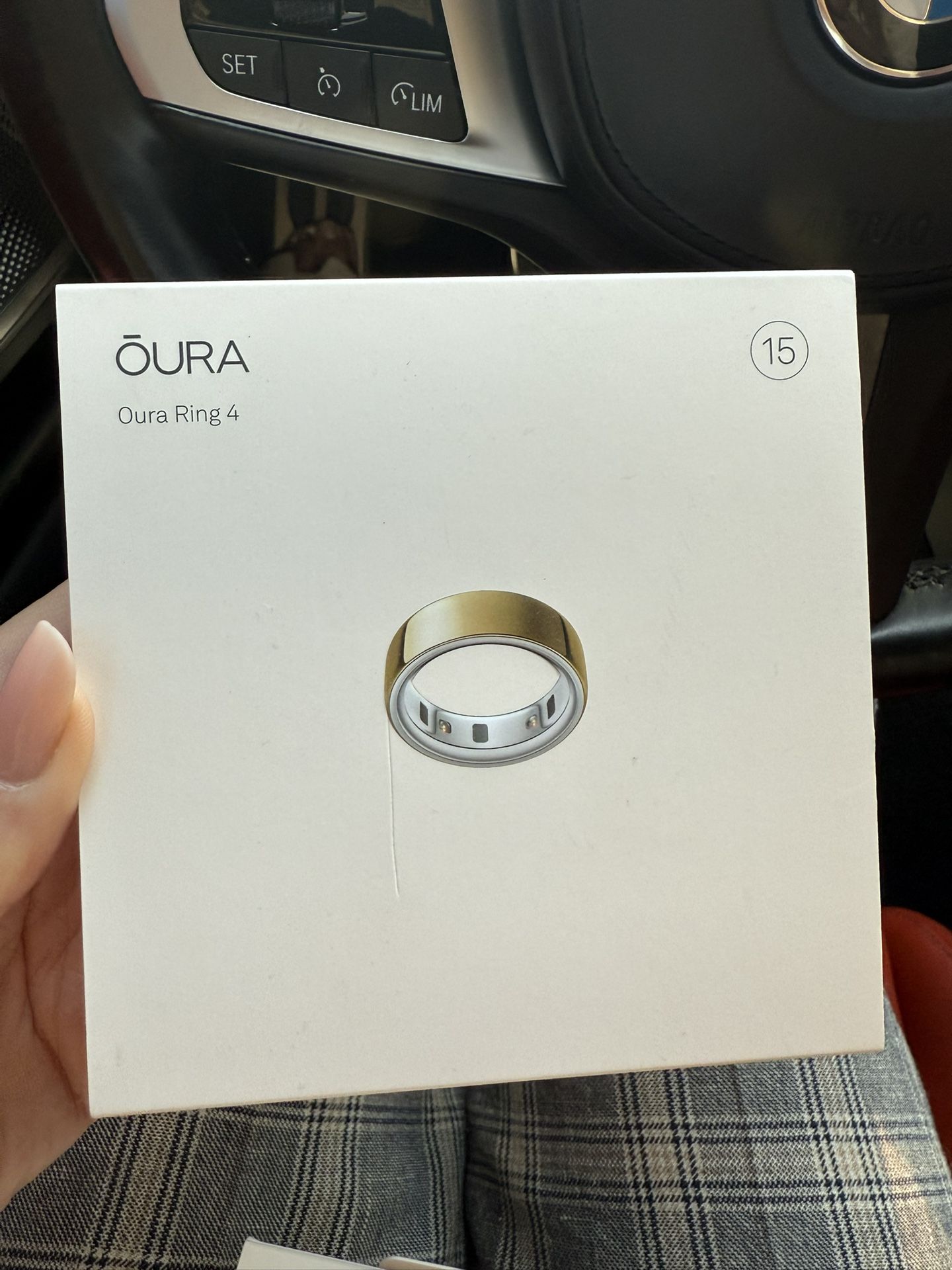 NEW Oura ring Size 15 Gold 
