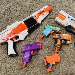 Nerf Toy Guns. All 6 For $30.   