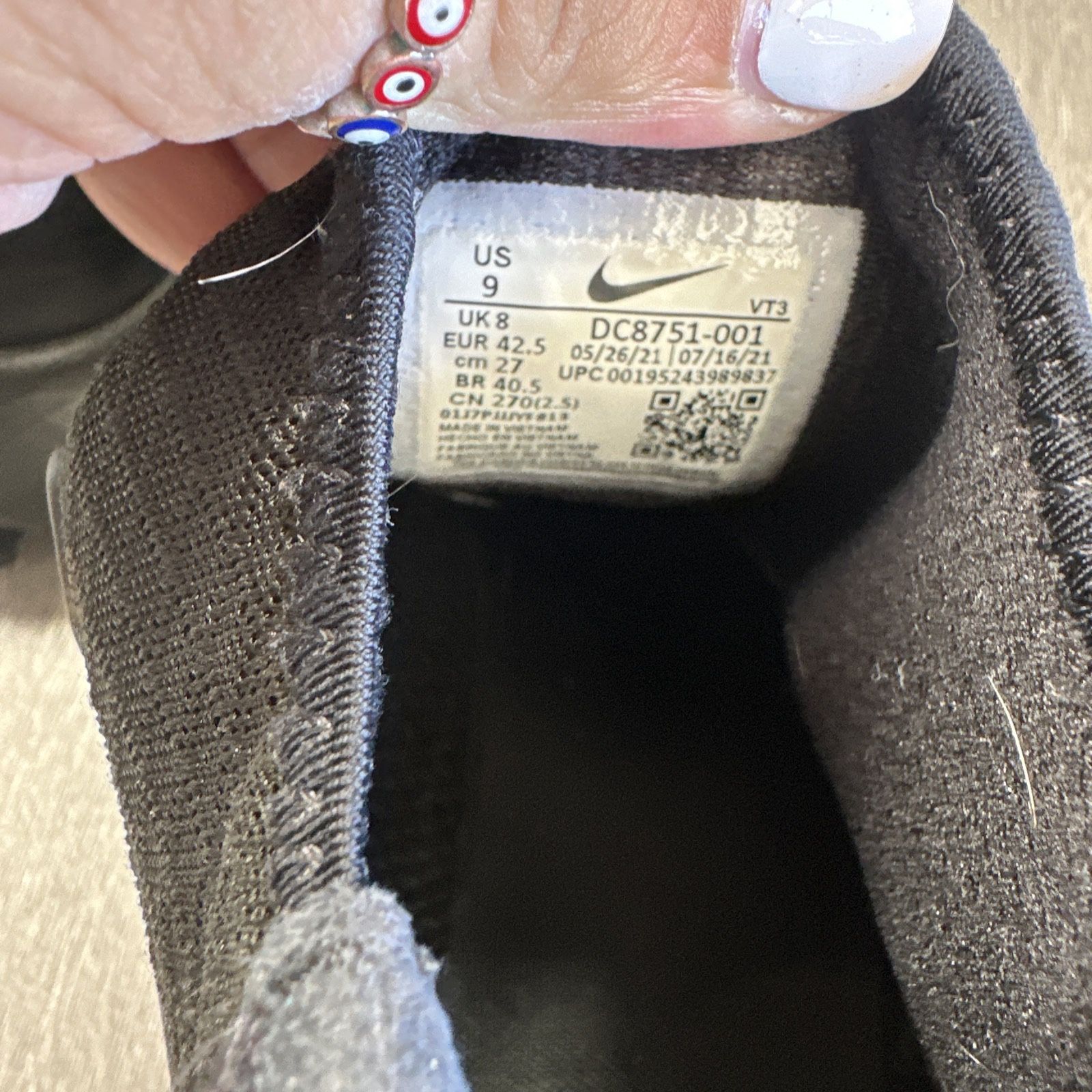 Nike Air Presto Mid Darth Vader Star Wars Black Red DC8751 001 size 9 US Men