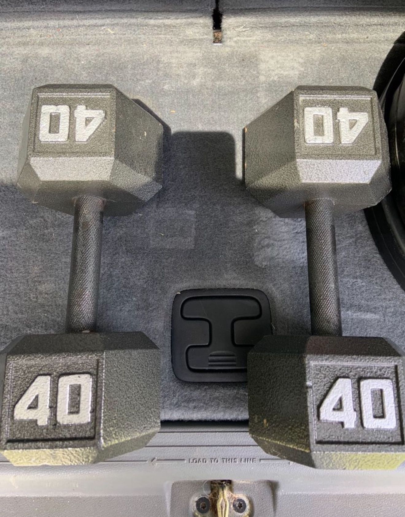 40 Pound Dumbbells- Like New Condition