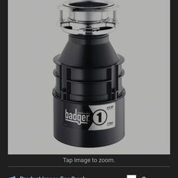 Badger 1 1/3 hp Garbage disposal.