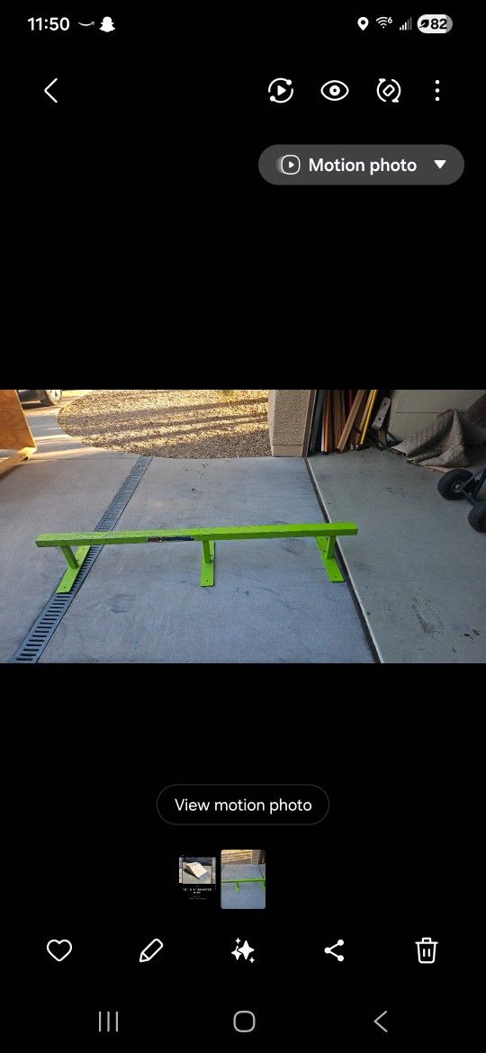 Ramptech Skateboard Rail