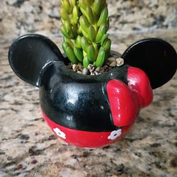 Minnie Mouse Fake Succulent 