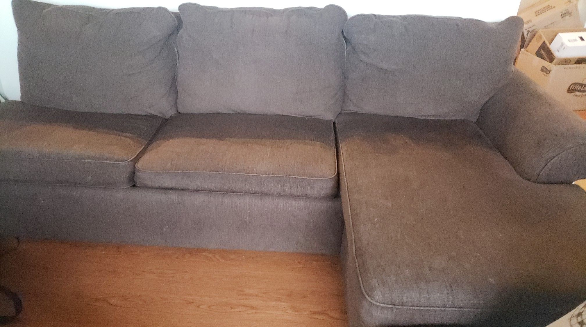 Pullout Couch with Ottoman