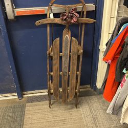 Vintage Trail Breaker Wooden Sled