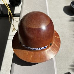 Brown Skullgard fiberglass hardhat