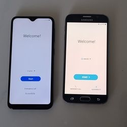 SAMSUNG A10e And GALAXY S6 