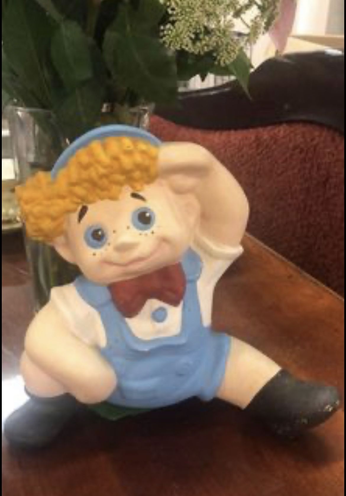 Vintage ceramic Raggedy Andy mold 1970s