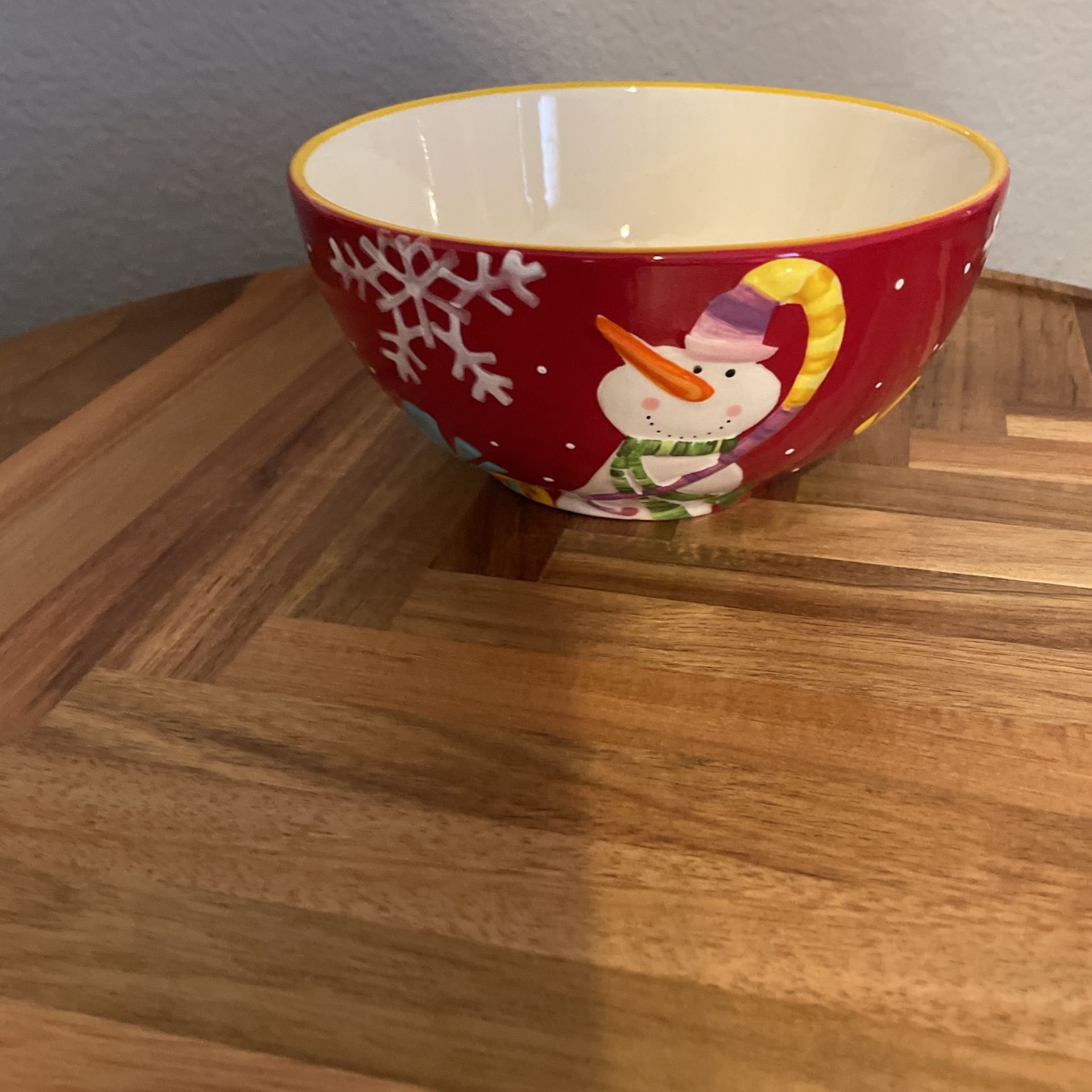Christmas Cereal Bowl
