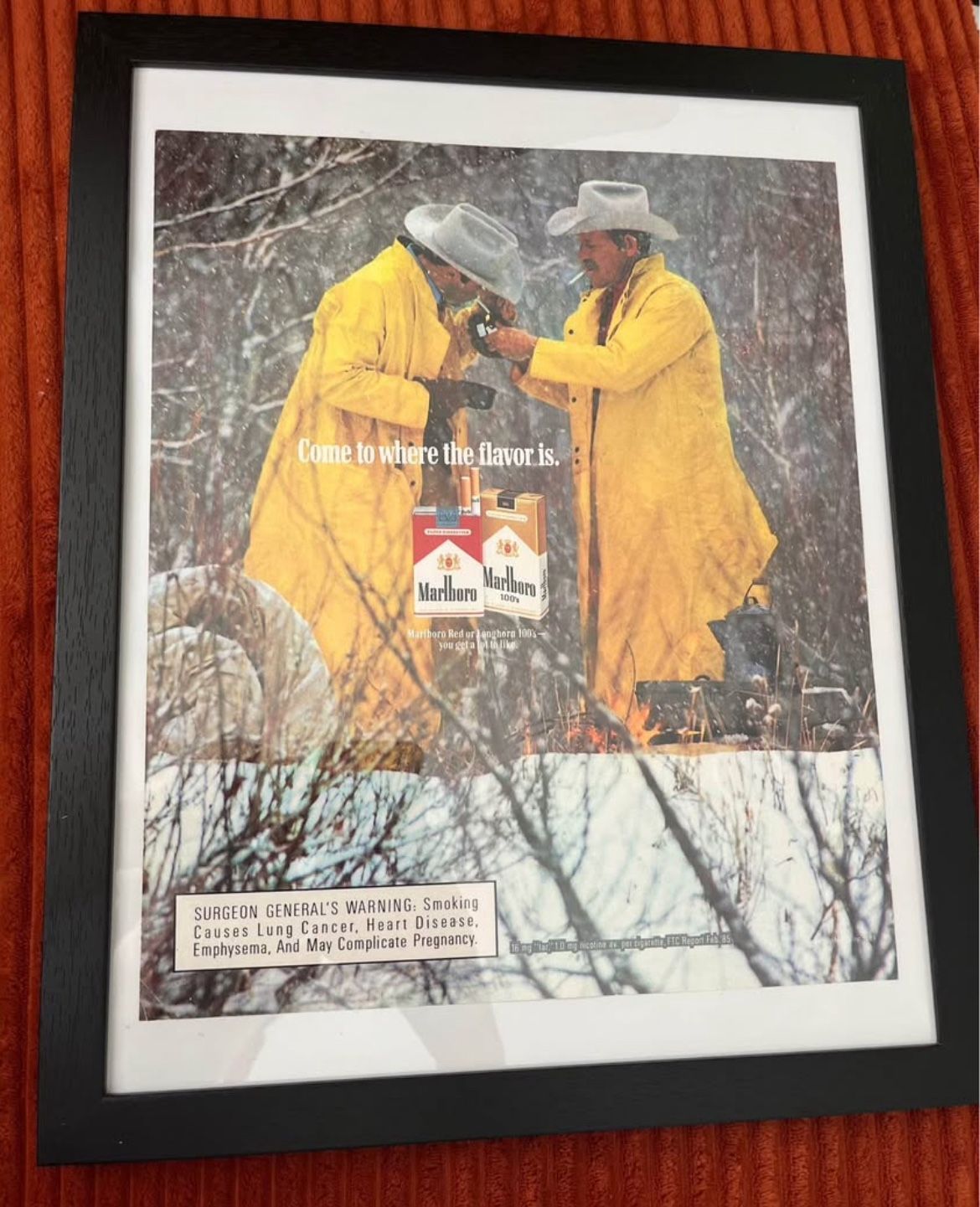 Vintage Marlboro Art Ad