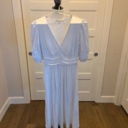 Women's White Dress By MADONNA -size 4 - Price Reduced