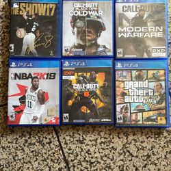 PlayStation 4 Games Bundle Of 6 $50 