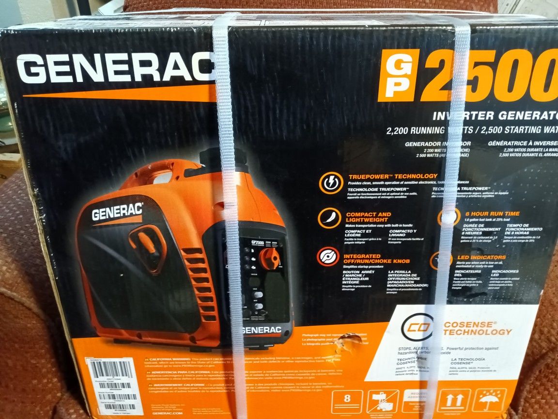 Generac 2500i Generator 