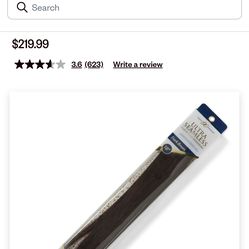 18" dark brown hair extensions