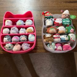 Mini Squishmallows display cases