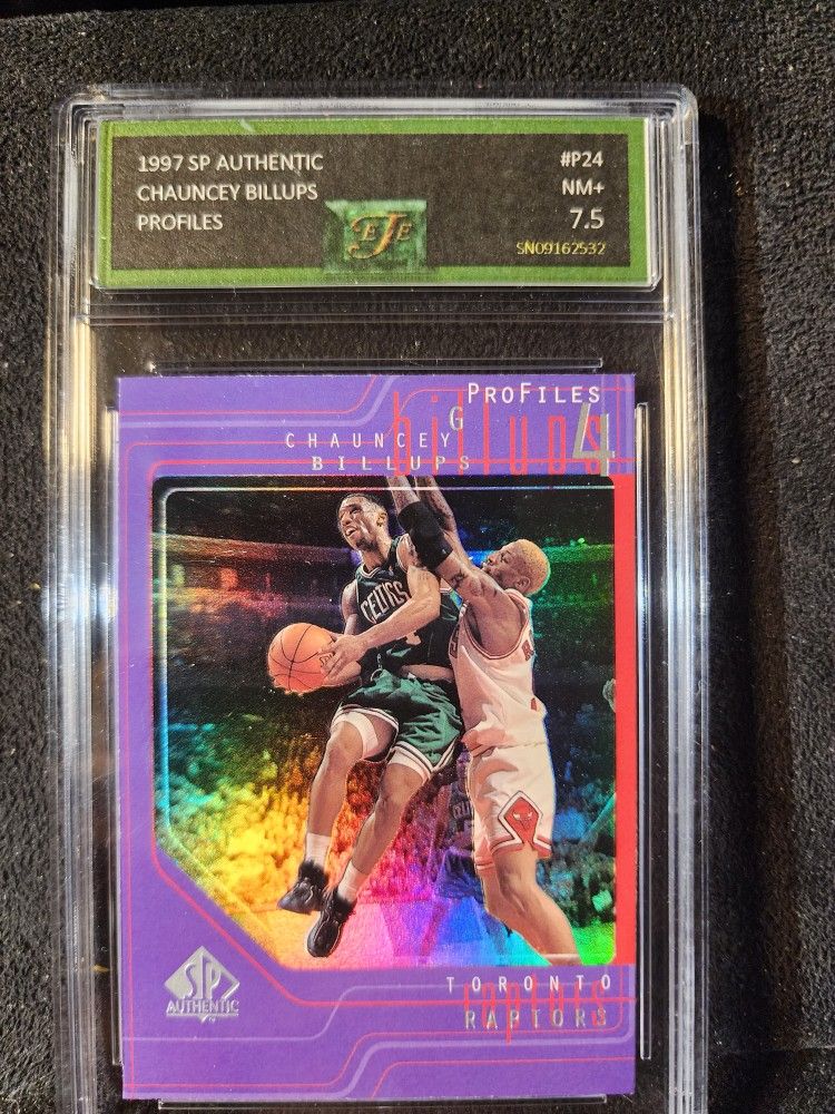 1997-98 SP Authentic Profiles Level 2 #P24 Chauncey Billups HOF EJE 7.5 NM+