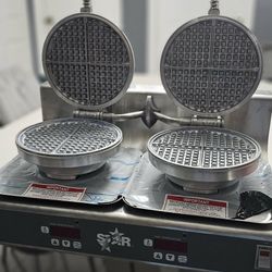 Wafflera Doble Industrial 