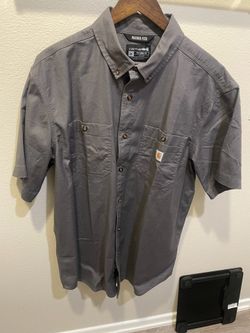 Carhartt charcoal button up