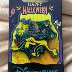 Disney Parks Happy Halloween Pluto Pin