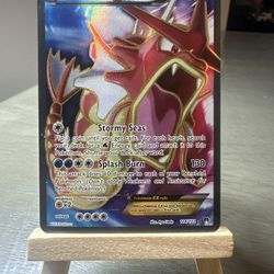Pokémon Gyarados EX TCG Full Art Holo Ultra Rare Card 114/122 XY-Breakpoint