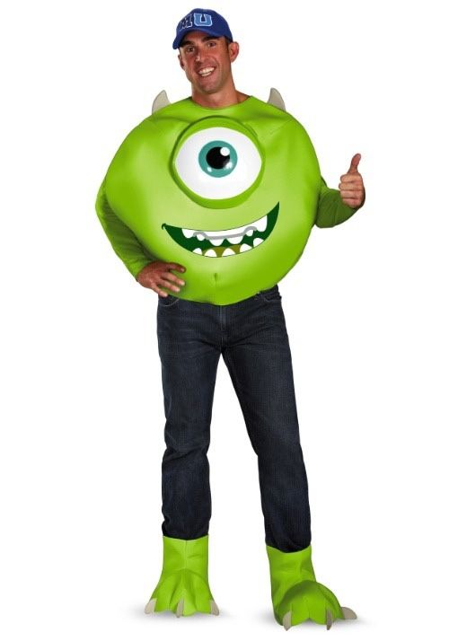 Deluxe Mike Wazowski Adult Costume Fits L/XL Monster’s inc