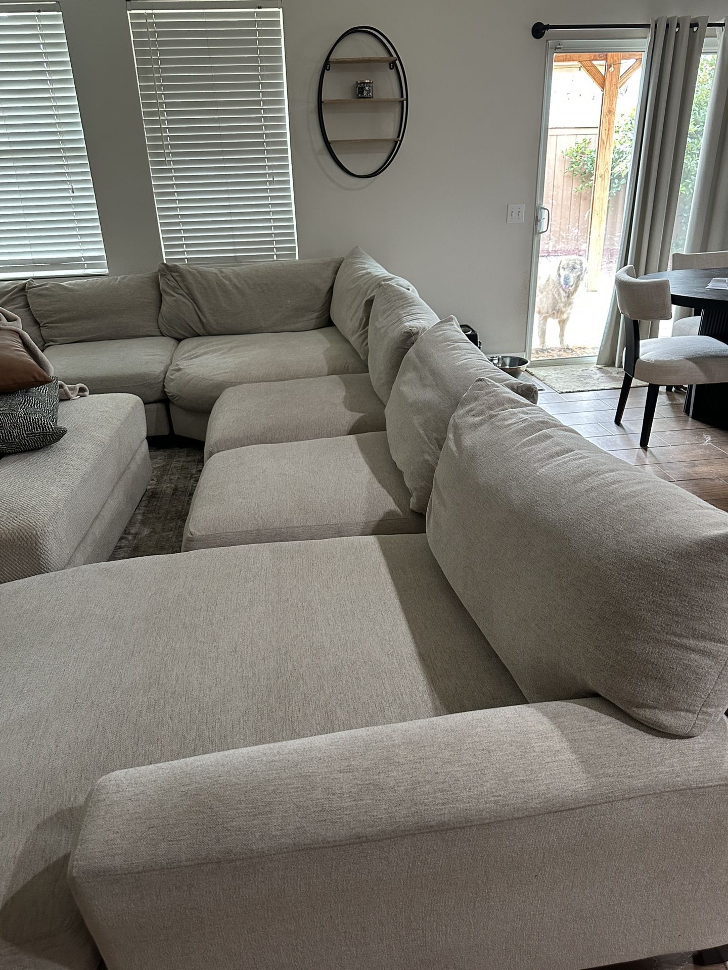 Large Off white Sectional