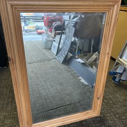Solid Wood Framed Full Length Large Mirror Set