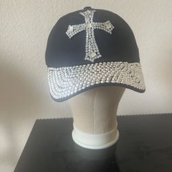 Hat/ Women’s Hat/ Intricate Rhinestone Design/ Stunning!