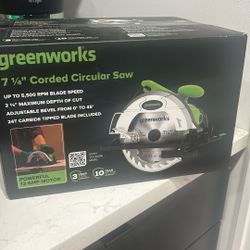 Greenworks Circular Saw and Power Drill Combo 