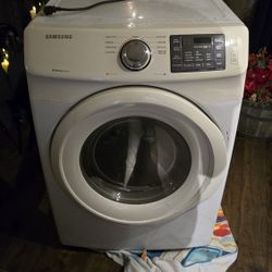 Samsung 7.5 cu. ft. Vented Stackable Gas Dryer in White with Sensor Dry