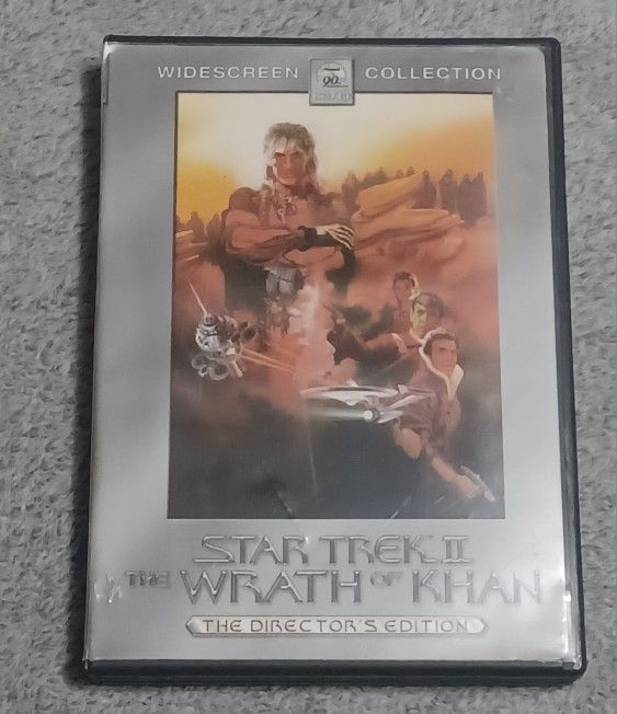Star Trek Double Disc DVD Movie Series Wrath Of Khan Wide screen