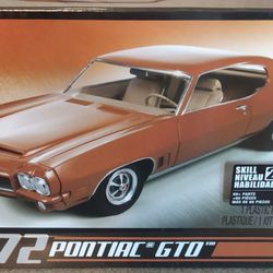  MPC Model Of  1972 Pontiac GTO Model Kit. NEW, Unopened