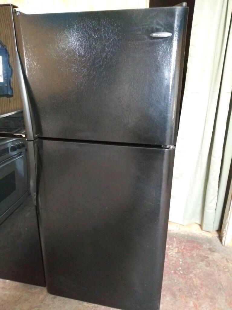 Black refrigerator for $350