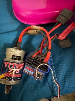 Traxxas Titan 775 motor and ESC