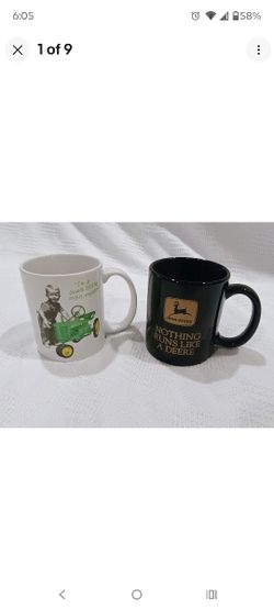 John Deere Collector coffee mugs 2 cups