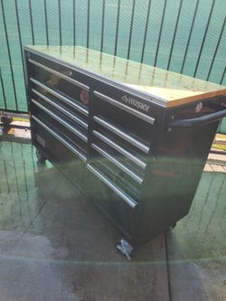 HUSKY Cart Tool Box 🧰 Used No Key