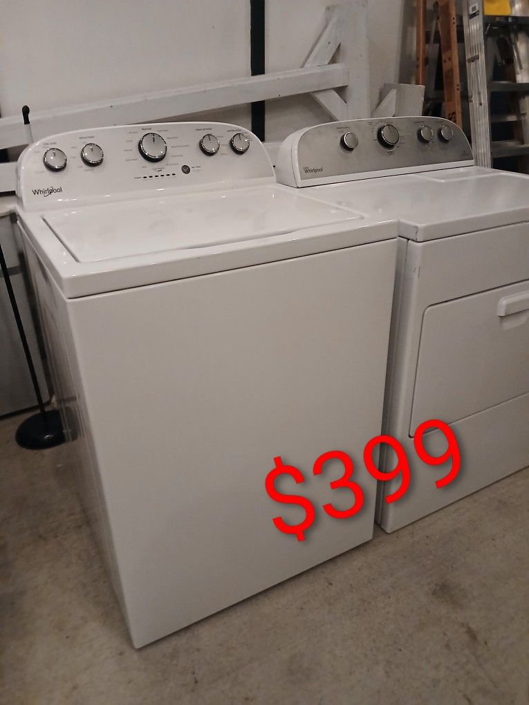 Whirlpool Washer And Dryer 🛻same DayðŸ¤