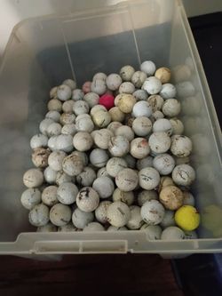 Used golf balls