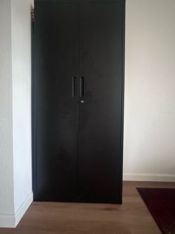 4 Shelf Storage Cabinet
