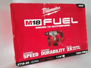 Photo Milwaukee M18 Fuel Brushless Rotary Hammer *SDS-Plus 1-1/8 NEW