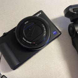 Sony Z-V1, Bluetooth Tripod, Batteries, & Battery Charger