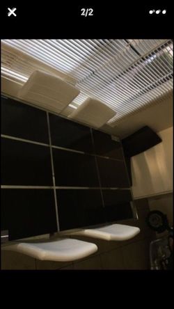 Black glass dining room table