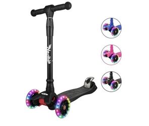 Scooter for Kids Ages 6-12, Kick Scooter (BLACK)