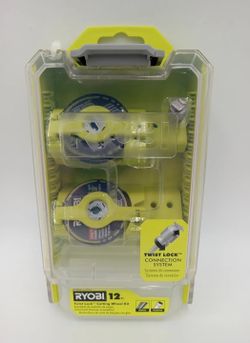 RYOBI 12PC. TWIST LOCK CUTTING WHEEL KIT.