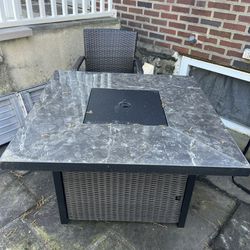 Granite Fire Table