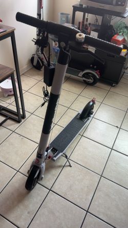 Gotrax electric scooter 13 to 15 mph both come with charger both scooters need inner tube on one tire
