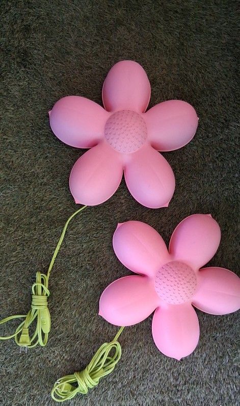 Ikea Pink Flower Lamp